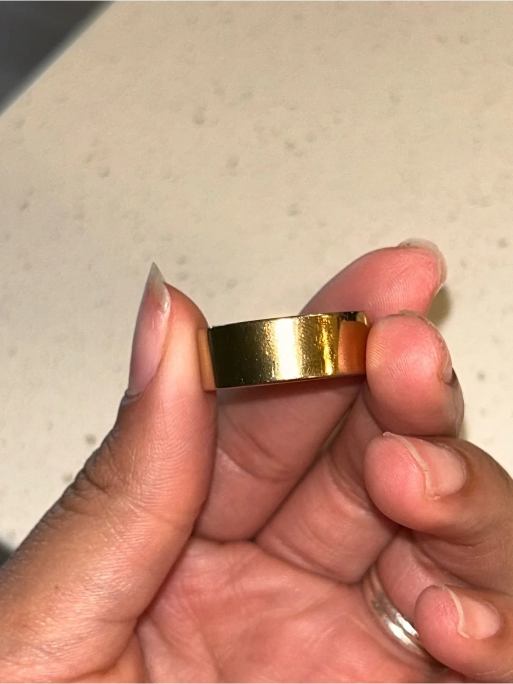 Ultrahuman Ring in Gold (Size: 7)
